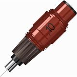 MWX Teknoloji Isograph Teknik Çizim Kalemi Yedek Ucu, 0,1 Mm, Koyu Kırmızı - -- - Option-1