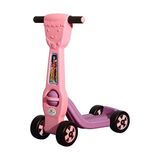 MWX Teknoloji Kids Scooter 4 Tekerlek - Ahşap - Bej