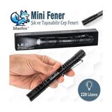 MWX Teknoloji LED El Feneri, Dayanıklı Alüminyum Gövde, 220 Lümen, Klipsli, Su Geçirmez, Araç, Kamp, Balıkçılık Yürüyüş Acil Durum Için Taşınabilir, Kalem Fener - 0,5