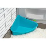 MWX Teknoloji Lixit Gelincikler, Tavşanlar, Sıçanlar, Kobaylar ve Diğer Küçük Hayvanlar Için Köşe Çöp Tavası (Mavi 1'li Paket) - Option-1