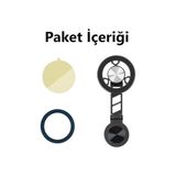 MWX Teknoloji Manyetik Araç Içi Telefon Tutucu [güçlü Mıknatıslar] Dönebilen Titreşime Dayanıklı Magsafe ile Uyumlu Telefon Tutucu Araç Içi Telefon Tutucu 16 15 14 13 12 11 Pro Max/plus ile Uyumlu - Option-1 - 000-Siyah