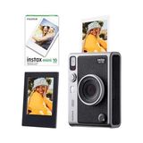 MWX Teknoloji Mini Evo Siyah Fotoğraf Makinesi 10LU Film ve Çerçeve - Açık Bej