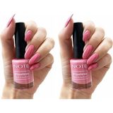 MWX Teknoloji Nail Flawless Oje 80 Confetti Candy, Pembe (2 Paketi) - Option-1