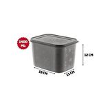 MWX Teknoloji No Frost Silikon Yumuşak Kapalı Saklama Kabı Dondurucu ve Buzluk Saklama Kabı 1400ML, Kapaklı No Frost Saklama Kabı 1400ML, Derin Dondurucu Saklama Kabı 1400ML - 0 Siyah - Option-1