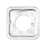 MWX Teknoloji Ocak Koruyucu Yağ Geçirmez Alüminyum Folyo Ped, Yeniden Kullanılabilir Dayanıklı Temiz Hijyenik Mutfak Için (22 cm x 22 Cm) (10 Adet - Kare) - Option-1
