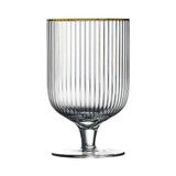 MWX Teknoloji Palermo Altın Şarap Kadehleri 40 cl 4'lü Set - 0,05 gr
