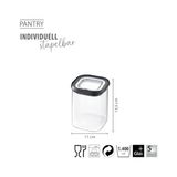 MWX Teknoloji Pantry Saklama Kabı, 900 Ml, Hava Geçirmez Kapaklı Saklama Kabı, Gıda Saklama Kabı, Çok Yönlü Kullanılabilir - 0 Siyah - Option-1