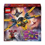 MWX Teknoloji Ras ve 'in Süper Fırtına Jeti 71833-8 Yaş ve Üzeri Çocuklar Için 3 Minifigürü Içeren Yaratıcı Oyuncak Yapım Seti, Doğum Günü Hediyesi (510 Parça) - 0 - Siyah