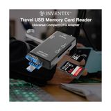 MWX Teknoloji Seyahat USB Bellek Kartı Okuyucu Mikro ve Düzenli Sd Kartlar Seyahat Için - 6 In 1 Dizüstü Güvenli Dijital Evrensel Kompakt Otg Adaptörü - Option-1