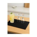 MWX Teknoloji Silikon Bar Matı, Siyah, Kaymaz Tezgah ve Bulaşık Kurutma Matı, 43X29 Cm, Mutfak ve Bar Için - Option-1