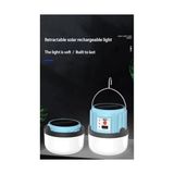 MWX Teknoloji Solar Işıldak Şarjlı Kamp Feneri USB + Çift Renk Yanma Askılı Solar Kamp Lambası 30W - Option-1 - 0 - Siyah