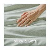 MWX Teknoloji Spaces Ikiz Yorgan Seti - 2 Adet (1 Mikrofiber Yorgan ve 1 Parça) Çiftlik Evi Yatak Yorganı Tüm Mevsimler Için Nevresim Takımı, Hafif Katı Yatak Yorgan Takımları, Ikiz/ikiz Xl, Adaçayı - Abanoz - Option-1