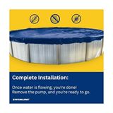 MWX Teknoloji Swimline 5436 Saver Otomatik Su Sifon Pompası Havuz Örtüsü Bakım Aksesuarı Beyaz - 2'si 1 Arada - 0,1 kg