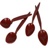 MWX Teknoloji - Uzun Oyun Kaşığı 4 Adet - 01P-Pembe