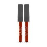 MWX Teknoloji Uzun Süre Kalıcı Kadifemsi Kuruma Yapmayan Mat Likit Ruj - Lipstick 522 Wine Red (2 Paketi) - Option-1