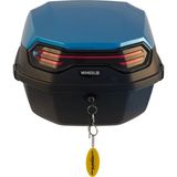 MWX Teknoloji Wheelıe XT08-YB 32 Litre Motosiklet Arka Çanta Mavi Parlak Su Geçirmez Abs Çift Kilitleme Üniversal - 0 - 3 Yaş - 0 - Siyah