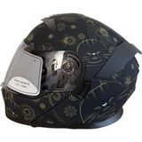 Mx 962 Çene Açılır Motosiklet Kaskı Mx1 Cat - XL - Çok Renkli