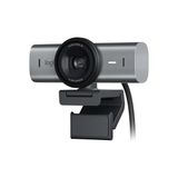 Mx Ultra Hd 4K Web Kamerası, 60 Fps 1080P, Gürültü Önleyici Çift Mikrofon, Usb-C, Web Kamerası Kapağı, Microsoft Teams, Zoom, Meet ile Uyumlu, Açık Gri - Option-1