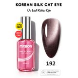 Mxbon Uv Led Kalıcı Oje 10 ml Hema & TPO Korean Kedi Gözü Silky Cat Eye - 192
