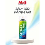 Mxs Ral 7012 Bazalt Gri Akrilik Sprey Boya 400 ml - 9005 Siyah