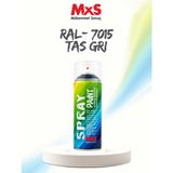 Mxs Ral 7015 Taş Gri Akrilik Sprey Boya 400 ml - 9005 Siyah