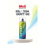 MxS RAL 7024 Grafit Gri Akrilik Sprey Boya 400 ML