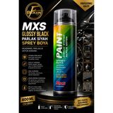 Mxs Sprey Boya Glossy Black Parlak Siyah Siyah 400 ml 250 gr