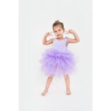 My Baby By Merry Lila Renk çiçek detaylı Bale- Tütü-Doğum günü, gösteri elbisesi