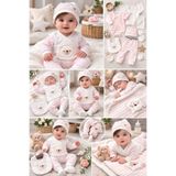 My Baby Kumsal % 100 Coton 10 Lu Hastane Çıkışı Butterfly 6553 6553pembe