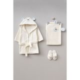 My Baby Kumsal % 100 Pamuk 0 - 24 Ay Bornoz Sevimli Köpek Desen Kutu İçerisinde 30041 slcke59030041