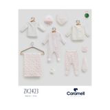 My Baby Kumsal MÜSLİN TULUMLU 10 LU HASTANE CIKISI 2423 2423pembe-ekru-bej