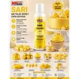 My Bake Mybake Sarı Metalik Sprey Gıda Boyası 250 ml