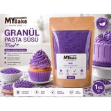 My Bake Premium Mor Granül Pasta Süsü 1 kg