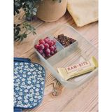 My Balli Store Sostrene Grene Çiçekli Lunch Box Bölmeli Saklama Kutusu 21 X16 cm - 001-Renkli