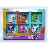 My Bebish Miniş Hayvanlar 6 Lı Oyuncak Set Miniş 6 Lı Pet Shop