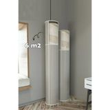 My Best Store 3 Lü Paket Hava Geçiren Özellikli Pvc Pencereli Halı Kılıfı Hurcu (6 M2) çok renkli