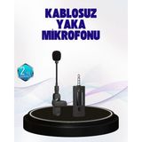 My Best Store 360 Derece Ses Algılamalı Type C Şarjlı Yaka Mikrofonu - Renkli