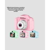 My Best Store 8mp Mini Çocuk Fotoğraf Makinesi – Pembe Ses Kaydı Özellikli