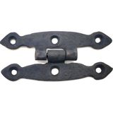 My Best Store Antika Tarz Dekoratif Pirinç Dar Menteşe - 75X39 Mm, Oksit