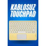 My Best Store Bluetooth Touchpad Klavye Ultra Ince Taşınabilir Q Klavye Yeni Nesil - 1 - Renkli