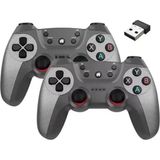 My Best Store Gri Bluetooth Bağlantılı Kablosuz Gamepad 2 Adet Pc Uyumlu Garantisiz - Elektronik - Renkli