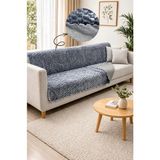 My Best Store Kaymaz Tabanlı Kabartmalı Peluş Çok Amaçlı Örtü - Standart - Çok Renkli
