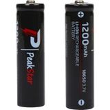 My Best Store Orjinal 3.7 V 1200 Mah Şarj Edilebilir 18650 Turbo Model Li-Ion Şarjlı Pil
