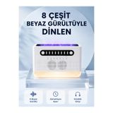 My Best Store Simüle Alev Efektli Kablosuz Hoparlör Zamanlayıcılı Gece Lambası çok renkli