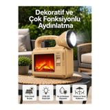 My Best Store Solar Cob Alev Efektli Lamba – Güneş Enerjili, Suya Dayanıklı, Taşınabilir çok renkli