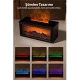 My Best Store Ultrasonik Şömine Görünümlü Hava Nemlendirici 250 ml Bordo 220-240V 2 Yıl Garantili - Renkli