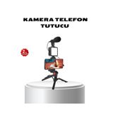 My Best Store Video Çekim Kiti Tripod Led Işık Harici Mikrofon Ve Bluetooth Kumanda Seti