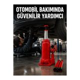 My Best Store Yüksek Taşıma Kapasiteli Hidrolik Araç Kaldırma Krikosu