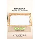 My Catherine %100 Pamuk Penye Lastikli Bebek Çarşafı | Anne Yanı & Park Yatak | 60x120 | 70x110 | 70x120 | 70x140