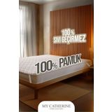 My Catherine Sıvı Su Geçirmez Kapitone %100 Pamuk Tek Kişilik Çift Kişilik Bebek Çocuk Yatak Alez